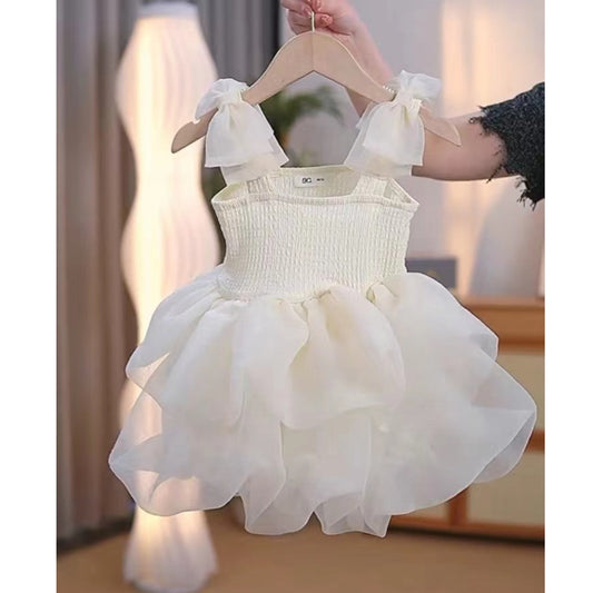 Girls' Dress Summer New Children Straps Pettiskirt Fashion Baby Dress Little Girl Mesh Princess Dress