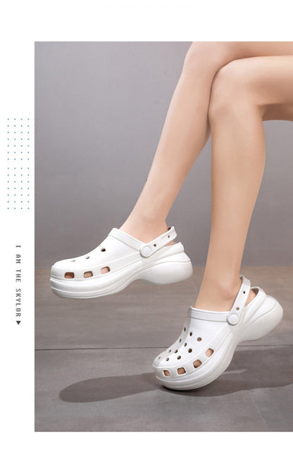 Summer New Women Sandals Heightened Thick Sole Integrated Slippers Female Casual Beach Sandals Flip Flops Ladies Shoes