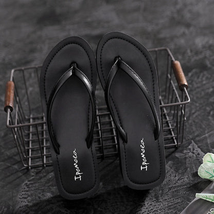 Summer Women Slippers Thick Women Flip Flop Leisure Platform Wedge Sandals Outdoor Leisure Beach Slippers High Heel Women Slides