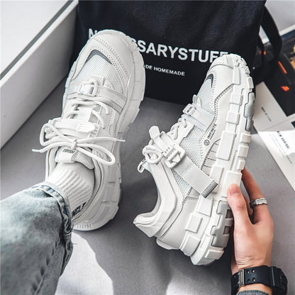 New Autumn Casual Sneakers Men Platform Dsigner Shoes Streetwear Superstar Shoes Men Breathable Chunky Sneakers