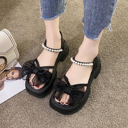 Ladies Shoes on Sale Fashion Modern Women's Sandals Summer Daily  Sandals Women Solid Shoes Ladies Platform