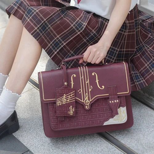 binfenxie  Harajuku Vintage Handbag Women Lolita  Briefcase Backpack Jk Student Uniform Bag Japanese Shoulder Messenger Bags Female