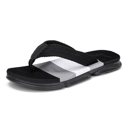 Summer Men's Flip Flops Hot Sale Slippers Soft Quick Dry Slides Male Street Beach Slippers Casual Flip Flops Indoor Footwear