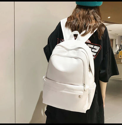 binfenxie  Woman Backpack New Leather Rucksack Women's Knapsack Travel Bagpacks School Bags for Teenage Girls Boys Mochila Back Pack