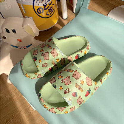 Women Soft Sole EVA Slippers Sandals Summer Beach Fashion Female Cute Indoor Home Sandals Slippers Flip Flops Woman Slippers