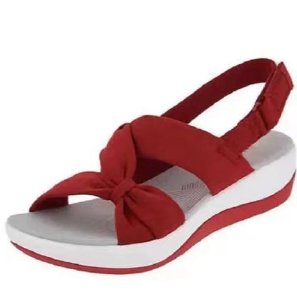 Women Sandals  Summer Closed Toe Roman Sandals Women Bow Platform Wedges Sandals Women  Sandals Plus Size 43