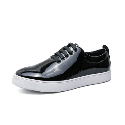 Luxury Brand Men Leather Casual Shoes