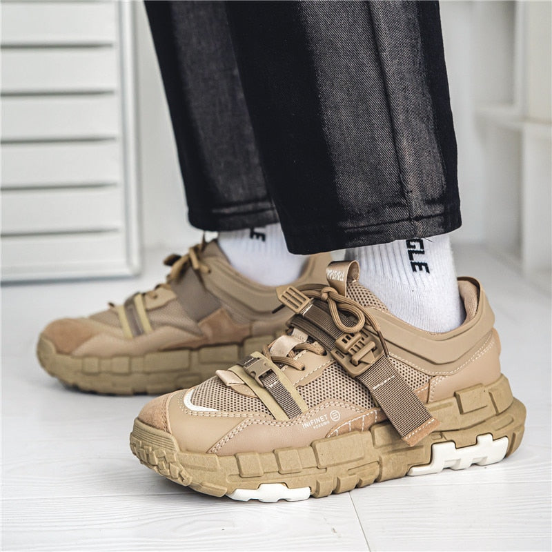 New Autumn Casual Sneakers Men Platform Dsigner Shoes Streetwear Superstar Shoes Men Breathable Chunky Sneakers