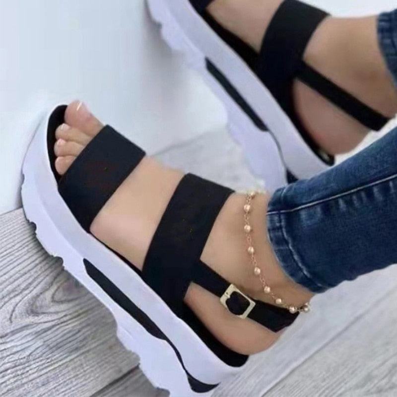 Women Sandals Lightweight Heels Sandals Summer Shoes For Women Wedge Sandal With Platform Sandalias Mujer Wedges Shoes Female