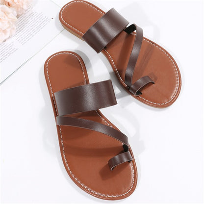 Women Minimalist Thong Sandals  Fashion Flat Sandals Summer Outdoor Beach Vacation Leisure Woman Shoes