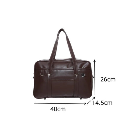 binfenxie Japanese two-dimensional student JK uniform bag girl PU schoolbag COS wear-resistant waterproof one-shoulder Messenger handbag