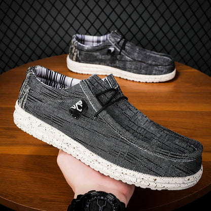 Autumn Plus Size 39-48 Men Canvas Shoes Espadrilles Breathable Casual Shoes Men Loafers Comfortable Ultralight Lazy Boat Shoes