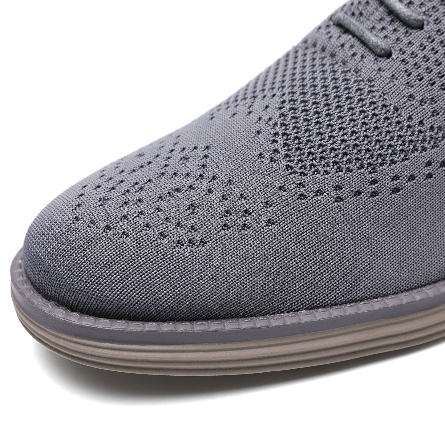 Breathable Knitted Mesh Casual Shoes Lightweight Smart Casual Shoes Office Work Footwear Men Shoes