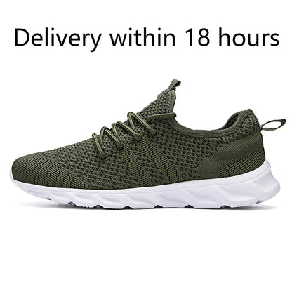 Hot Sale Light Running Shoes Comfortable Casual Men's Sneaker Breathable Non-slip Wear-resistant Outdoor Walking Men Sport Shoes