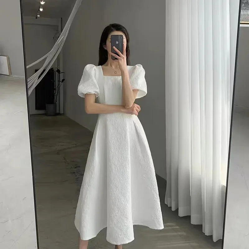 binfenxie Purple Fairy One Shoulder Dress Women New Summer Dress Waist Design Chiffon Ruffled Gauze Skirt Hip Skirt Women Clothing