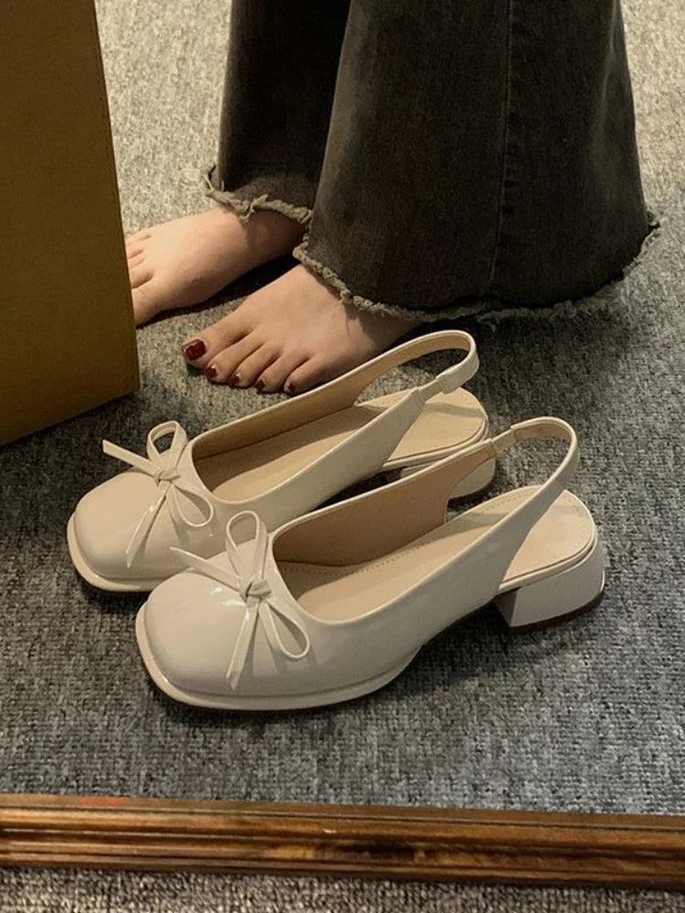 binfenxie  -   Summer Japanese Style Mary Janes Shoes Office Lady Causal Round Toe Soft Shoes Non Slip Daily Wear Shoes Korean Fashion