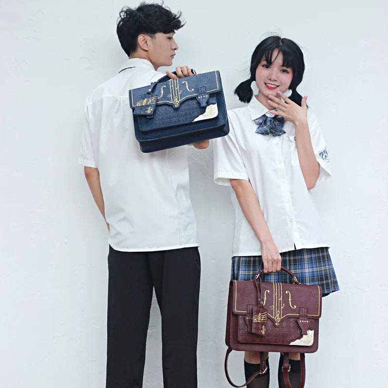 binfenxie  Harajuku Vintage Handbag Women Lolita  Briefcase Backpack Jk Student Uniform Bag Japanese Shoulder Messenger Bags Female