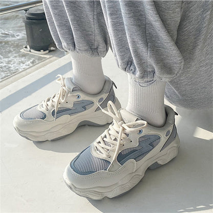 Chunky Sneakers Women Breathable Mesh Casual Shoes Sneakers Tennis Female Vulcanized Shoes Platform New Design Women's Trainers