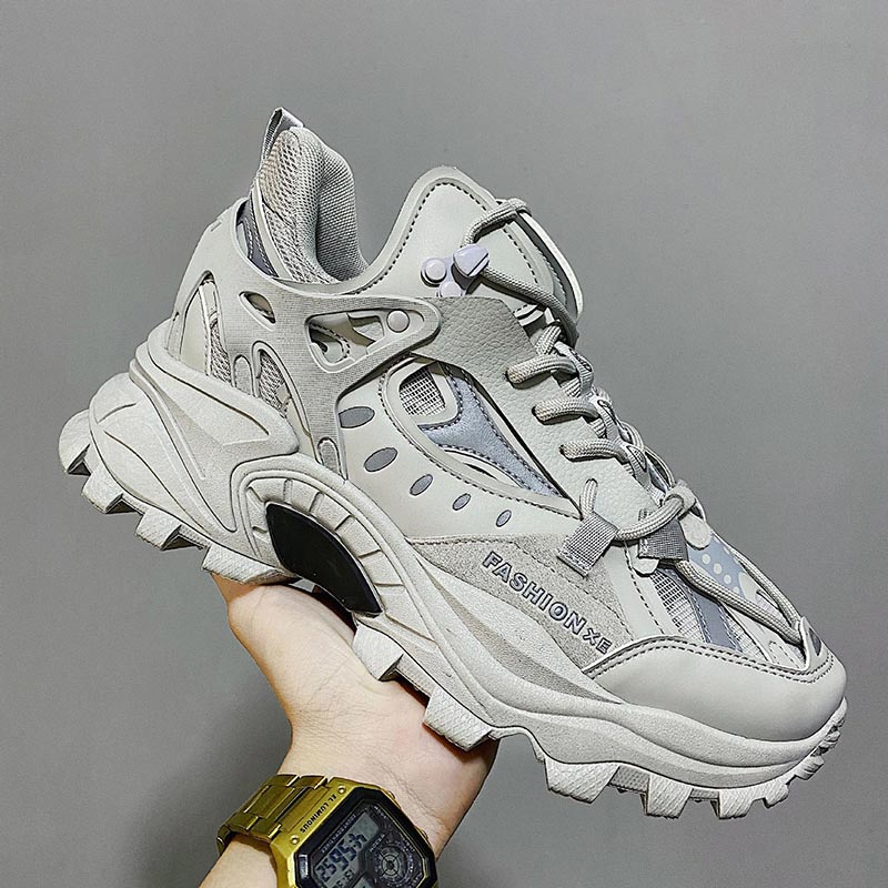 NEW Mens Sneakers Breathable Damping Sports Shoes Couple Casual Shoes Thick Sole Running Walking Shoes Trainers Sport Sneakers