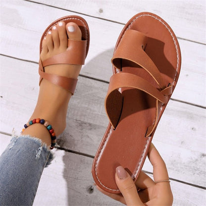 Women Minimalist Thong Sandals  Fashion Flat Sandals Summer Outdoor Beach Vacation Leisure Woman Shoes