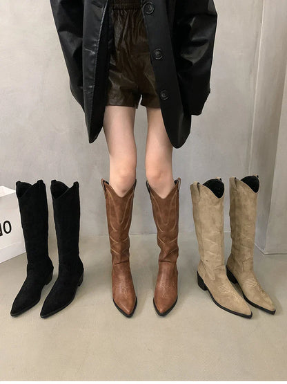 Futurecen Autumn Winter Short Plush Women Ankle Boots Fashion Pointed Toe Ladies Elegant Chelsea Pumps Shoes Thin High Heel Short Boots