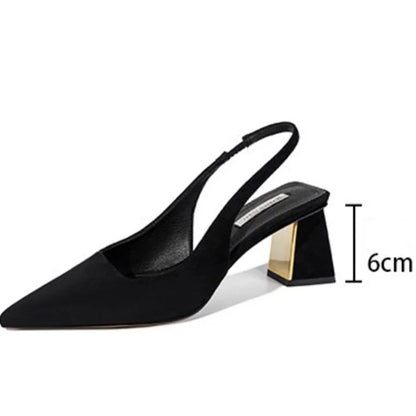 Women High Heels Hot Sale Black High Heels Shoes Sandals Summer New Party Sexy Thick Mules Shoes Slippers Ladies Wedding