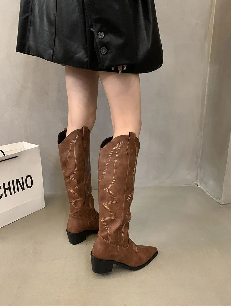 Futurecen Autumn Winter Short Plush Women Ankle Boots Fashion Pointed Toe Ladies Elegant Chelsea Pumps Shoes Thin High Heel Short Boots