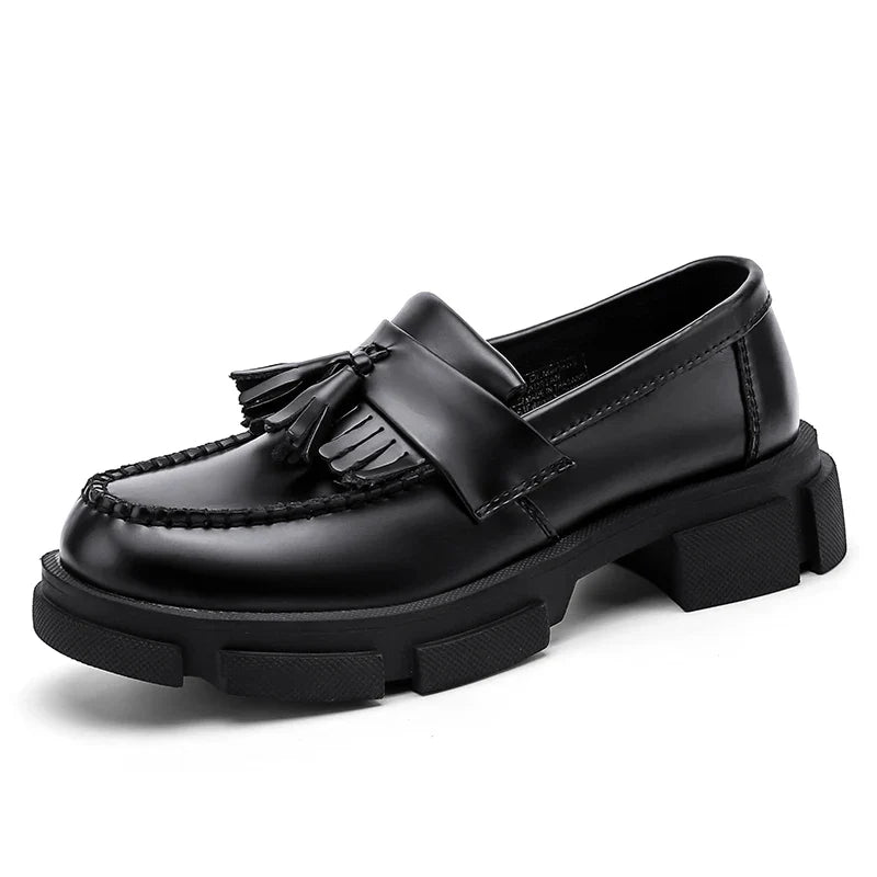 New Men's Casual Shoes Fashion tassel Slip On Loafers Dress Shoes Party Leather Wedding Formal Shoes for Men Driving Mocassins