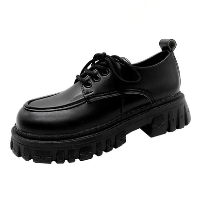 Futurecen Metal Chain Platform Lolita Gothic Shoes Woman 2023 Spring College Style Patent Leather Pumps Women Japan School Uniform Shoes