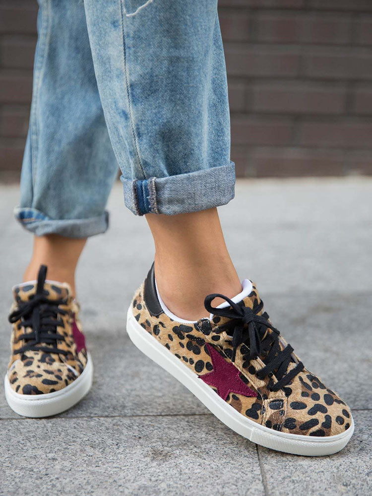 Star Leopard Casual Sneaker