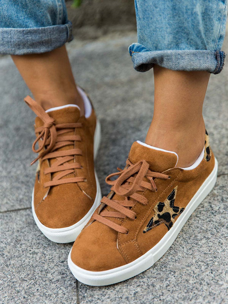 Star Leopard Casual Sneaker