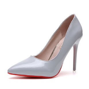 Nightclub High Heel Pointed Toe Stiletto Red Bottom Fashion Women's Shoes Shallow High Heels Red Bottom High Heels  Lolita Shoes