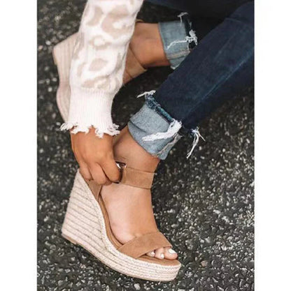 Fashion Women's Sandals Vintage Elegant Woman Heeled Shoes Good Quality Ladies Sandals