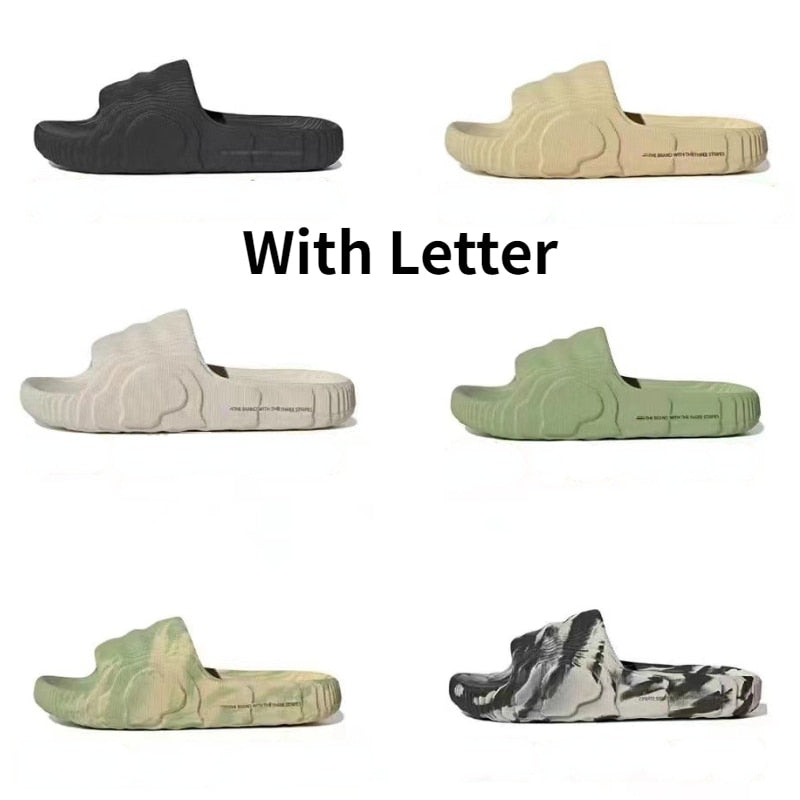 Slippers Adilette22 Yzy Slides Beach Sandals Indoor Outdoor Home Men and Women Kanye West Slippers Slides Size Slightly Small