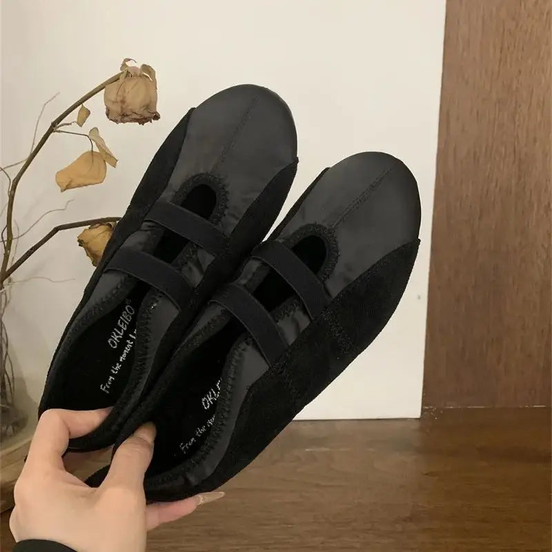 binfenxie  -   Ballet Flats Sneakers Shoes Women Round Toe Casual Silps Flat 2024 New Fashion Ballerinas Zapatos Mujer