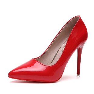 Nightclub High Heel Pointed Toe Stiletto Red Bottom Fashion Women's Shoes Shallow High Heels Red Bottom High Heels  Lolita Shoes