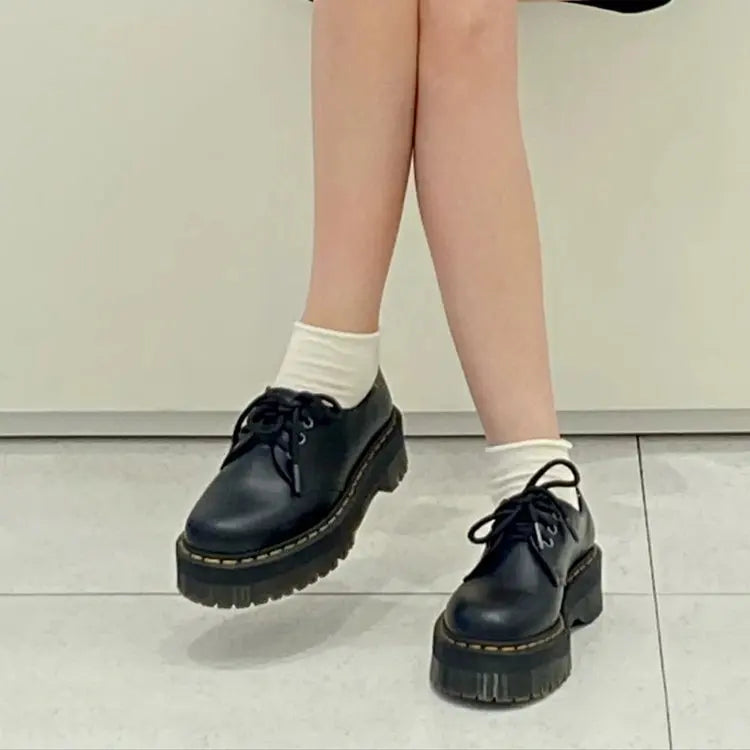 Lolita Shoes Women Japanese Mary Jane Shoes Women Vintage Girls Students JK Uniform High Heel Platform Shoes Cosplay A25-88