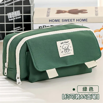 binfenxie Pencil Case Cases Cute Stationery Bag Estuche Big School Storage Pen Box 2024 Material Escolar Girls Kalemlik Papeleria Coreana