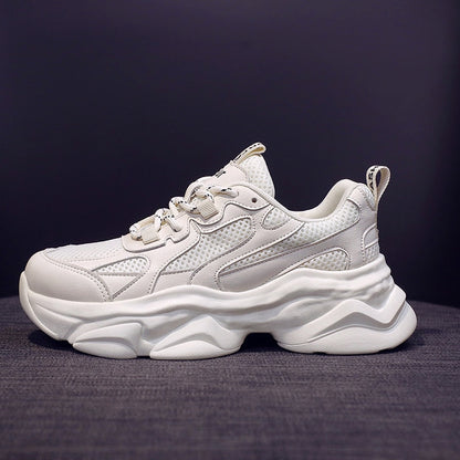 Plus Size 41 42 Women Chunky Shoes Spring Men Women's Sports Shoes Breathable Design Casual Sneakers Womans Footwear