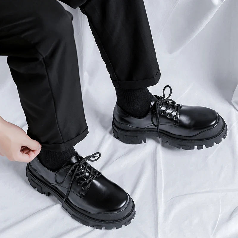 Men's Fashion Shoes lace up oxfords Men Suit Shoes Casual Formal Business leather Shoes Men Italian banquet wedding Shoes men