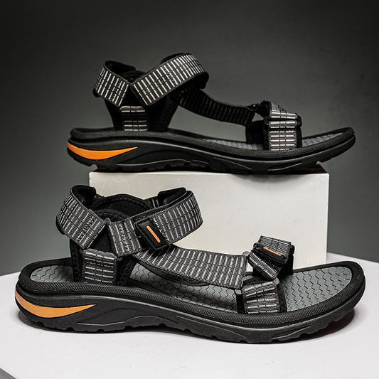 Men Summer Sandals Outdoor Casual Sandals Comfortable Beach Aqua Shoes Non-slip Light Weight Breathable Sandals Summer Slippers