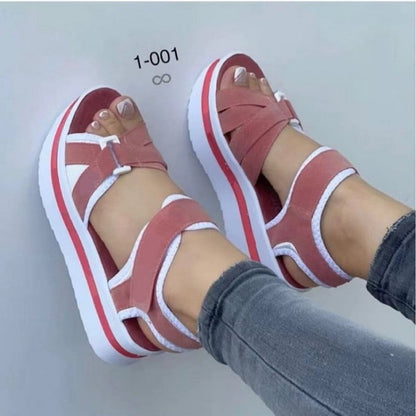 Women Sandals Casual Wedges Sandalias Mujer  Summer Shoes Women Heels Sandals Platform Peep Toe Wedges Chaussure Femme