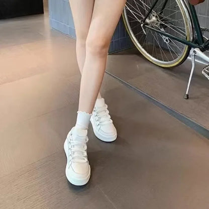 binfenxie  -  Tennis Sneakers Woman Spring Summer Sports Board Shoes Fashion Comfort Colorful Casual Academy Style Little White Shoes Female