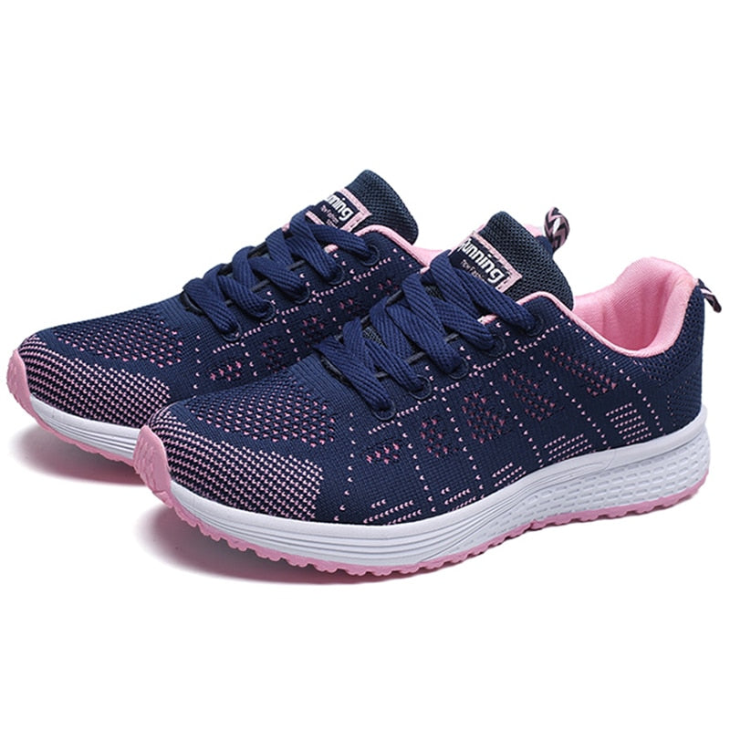 Women Sneakers Shoes Fashion Outdoor Women's Sneakers Breathable Platform Sneakers Trainers Ladies Shoes Flat Mujer Shoes Woman