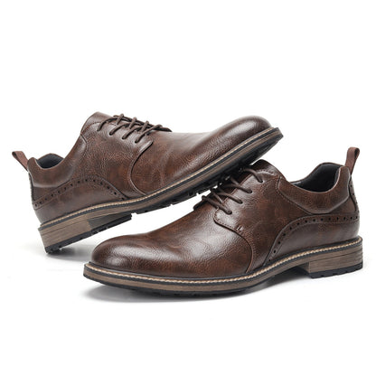 40~46 Casual Shoes Men Fashion Brand Comfortable  Leather Shoes Men #Al726