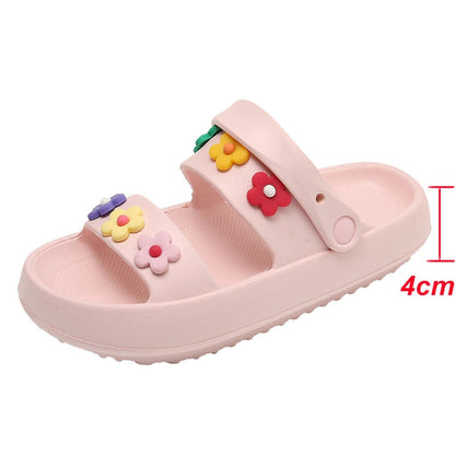 Summer Platform Sandals Women  Open Toe Soft Sole Cloud Slippers Woman Non Slip Thick Sole Beach Sandals