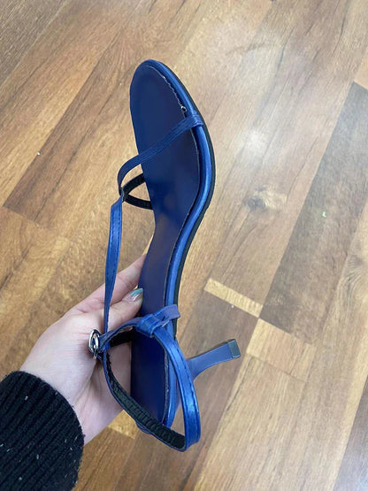 Futurecen 2024 New Summer Ladies Sandals Shoes Fashion Party Dress Ankle Strap Open Toe Thin Heels Women  Female  Pumps