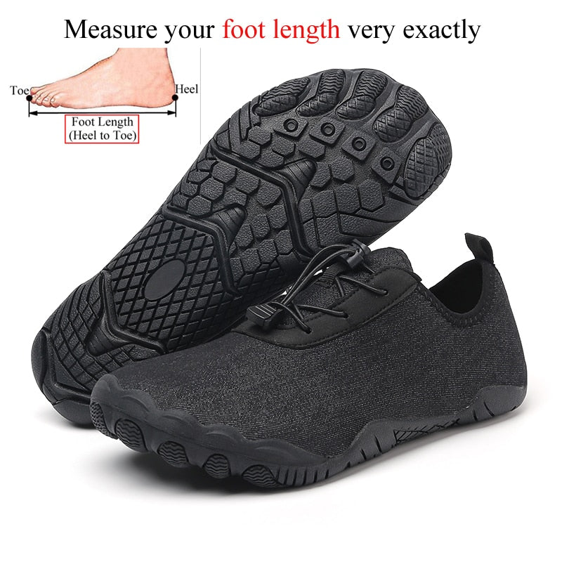 Slipstop Quick Drying Men Beach Aqua Shoes Water Shoes Barefoot Shoes Swimming Fitness and Cross-train Shoes No Holes