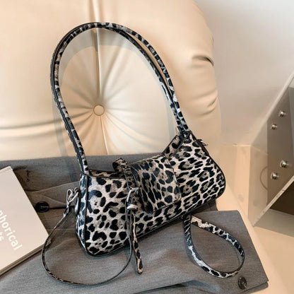 binfenxie  Leopard Prints Underarm Shoulder Bags For Women French Style Mini Crossbody Phone Bag 2024 Latest Luxury Designer Handbags