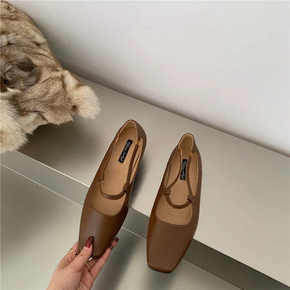 binfenxie  -   Spring New Women Sliver Flat Shoes Fashion Shallow Slip On Ladies Casual Ballet Shoes Outdoor Casual Soft Ballerina Shoe